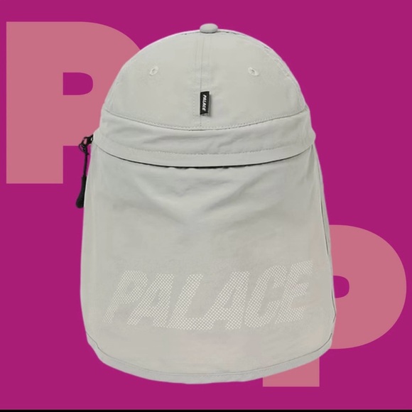 Palace Font Zip Shell Neck Saver 6-Panel (L/XL) - Picture 3 of 6